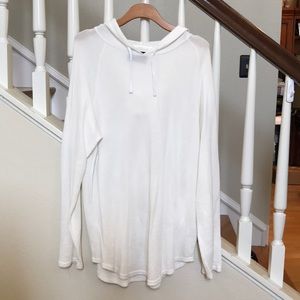 *Fresh* PACSUN White [Longer Fit] Pullover Hoodie